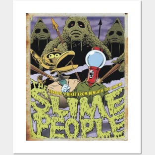 Mystery Science Rusty Barn Sign 3000 - The Slime People Posters and Art